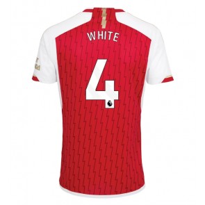 Arsenal Ben White #4 Domaci Dres 2023-24 Kratak Rukavima